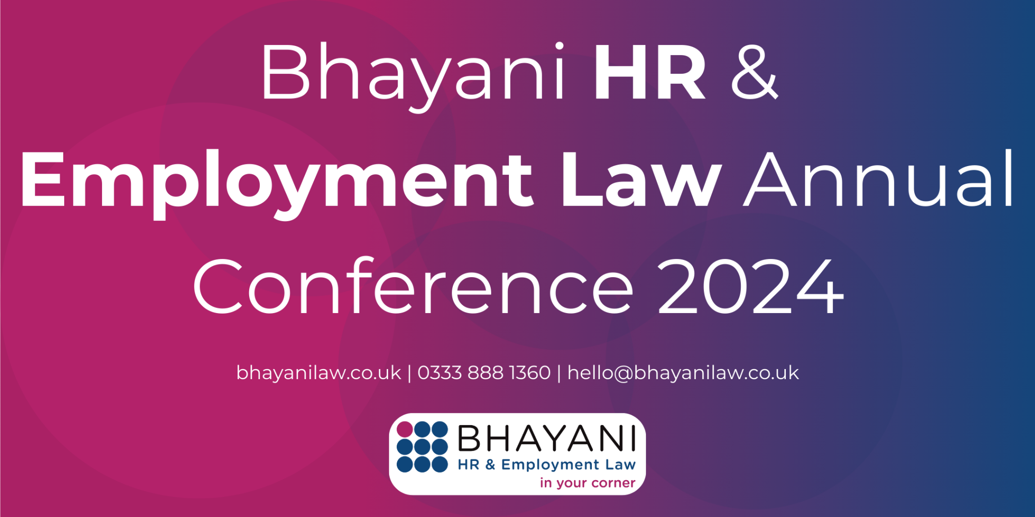 Bhayani HR & Employment Law Annual Conference 2024 Bhayani Law